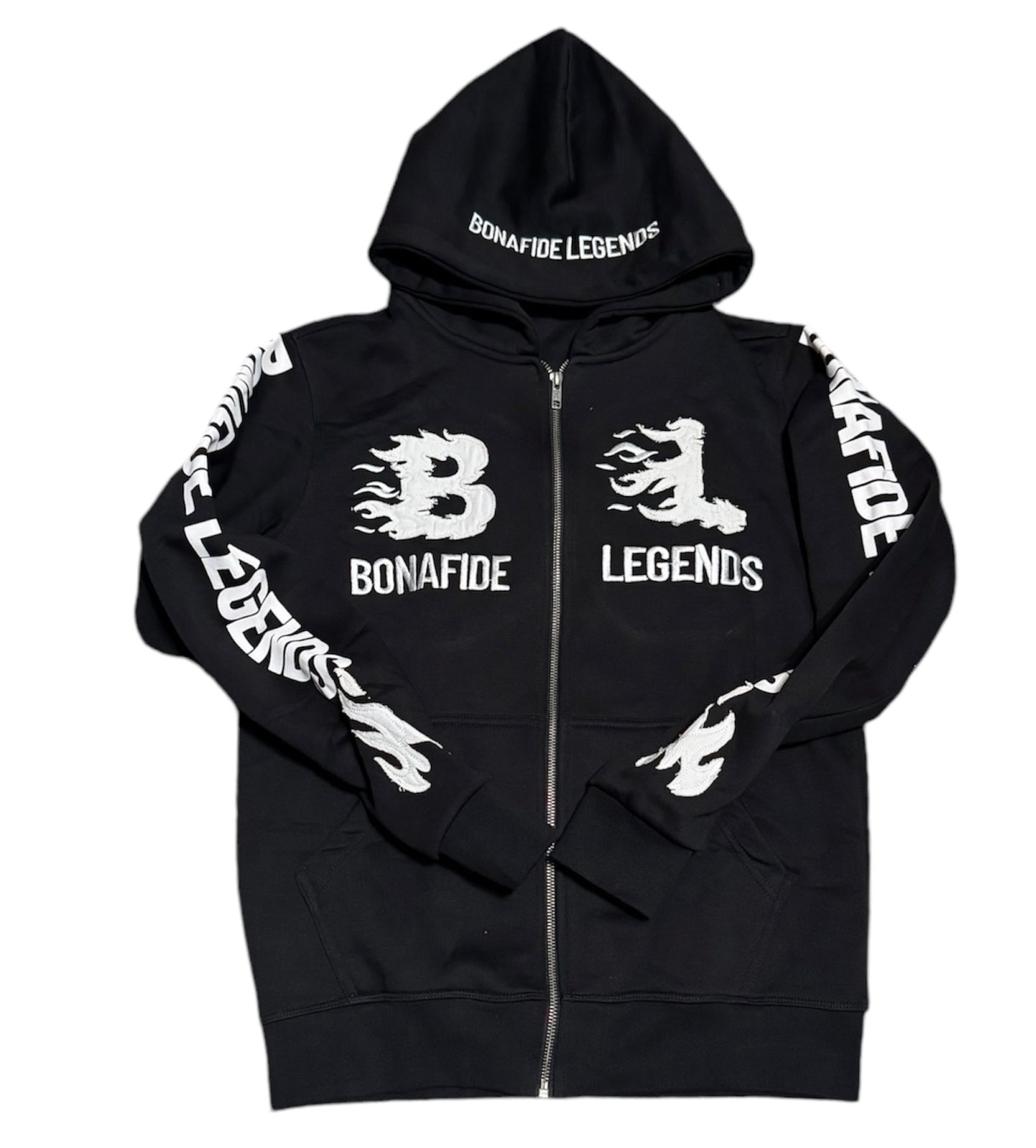 Black Zip-Up Hoodie