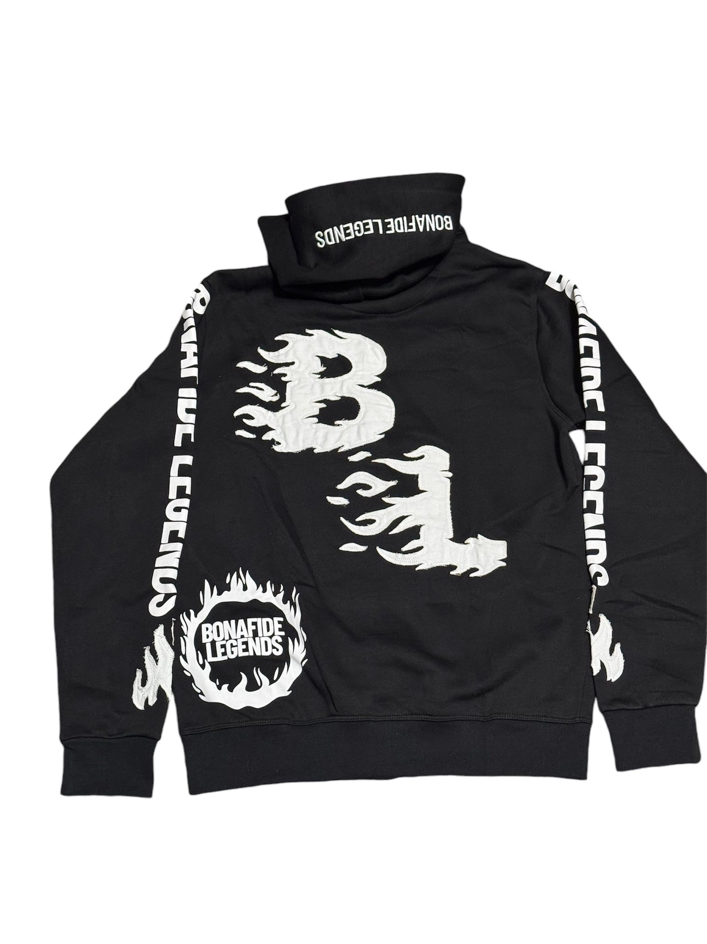 Black Zip-Up Hoodie