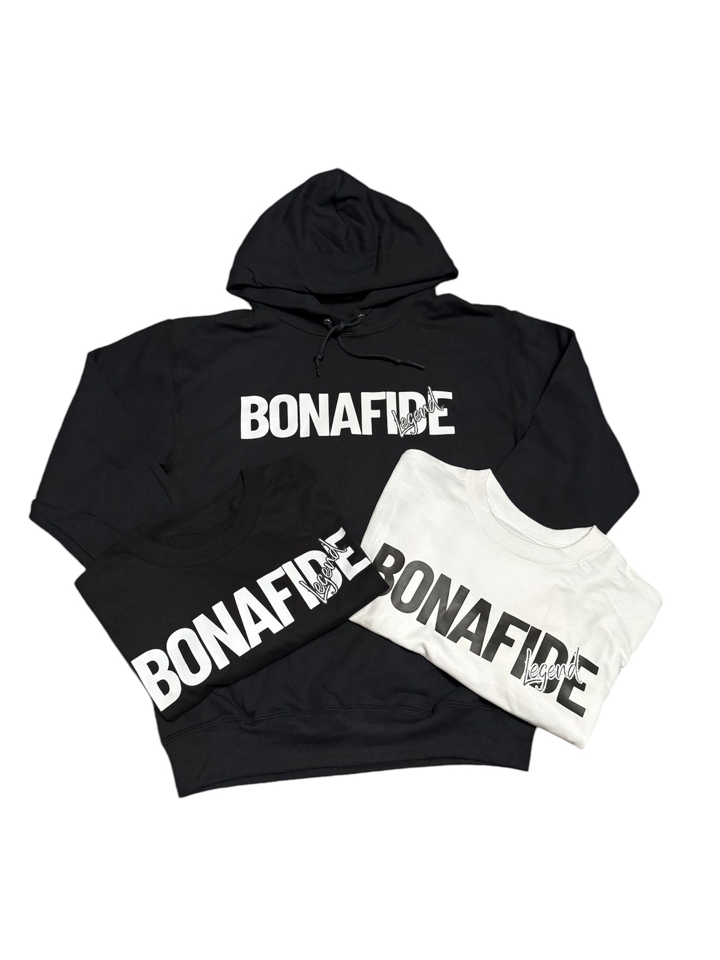 Bonafide Black/White Hoodie