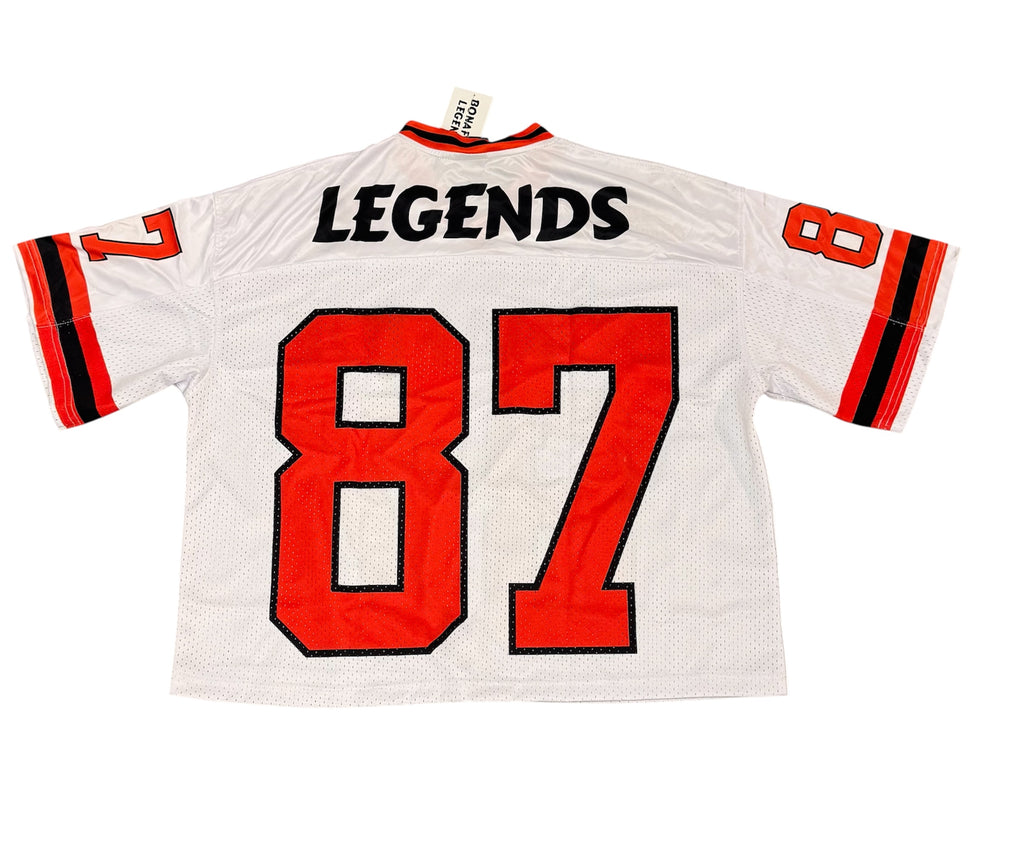Orange/white “87” Jersey